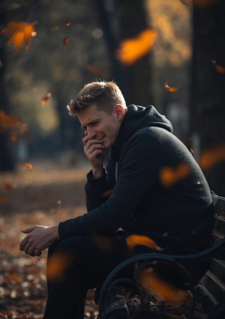 Personne en pleine réflexion symbolisant les questions et le doute ressentis lorsqu’on cherche à savoir si l’on est sous influence énergétique