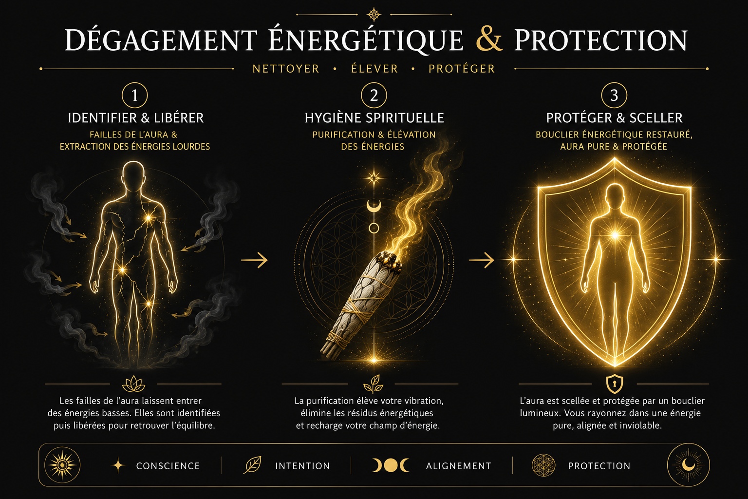 Dégagement énergétique et protection